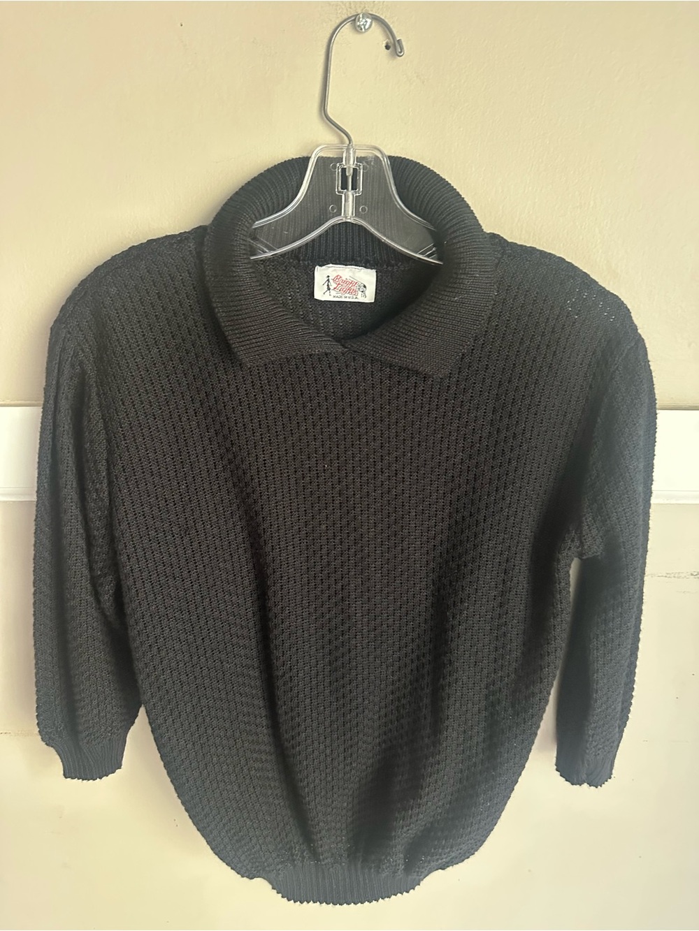 Bright Light Women’s Collared Knit Top Size M
